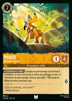 Pluto - Voyageur vigilant 25/204 Contrées Inconnues