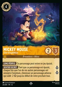 Mickey Mouse - Chef d'expédition 26/204 Contrées Inconnues