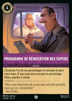 Programme de réinsertion des Supers 63/204 Contrées Inconnues