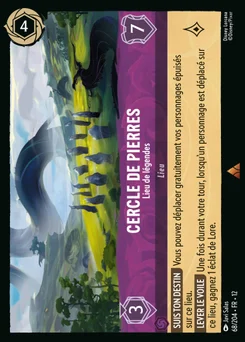 Cercle de pierres - Lieu de légendes 68/204 Contrées Inconnues