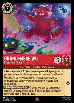 Grand-mère Wu - Panda roux féroce 120/207 Invasion Epineuse!