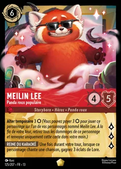 Meilin Lee - Panda roux populaire 125/207 Invasion Epineuse!