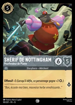 Shérif de Nottingham - Pourfendeur de Plante 181/207 Invasion Epineuse!