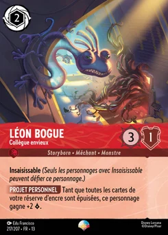 Léon Bogue - Collègue envieux 217/207 Invasion Epineuse!
