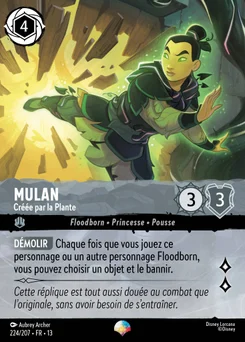 Mulan - Créée par la Plante 224/207 Invasion Epineuse!