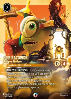 Bob Razowski - Grimpeur héroïque 226/207 Invasion Epineuse!