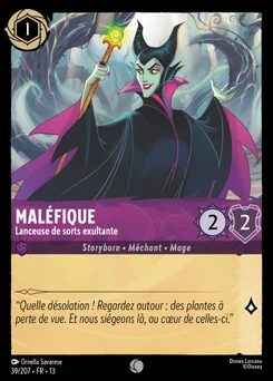 Maléfique - Lanceuse de sorts exultante 39/207 Invasion Epineuse!