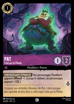 Pat - Créé par la Plante 52/207 Invasion Epineuse!