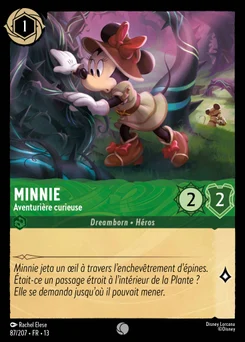 Minnie - Aventurière curieuse 87/207 Invasion Epineuse!