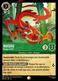 Mushu - Dragon furtif 97/207 Invasion Epineuse!