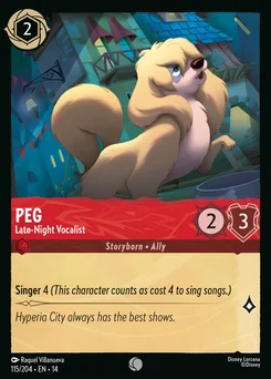 Peg - Late-Night Vocalist 115/109 Hyperia City