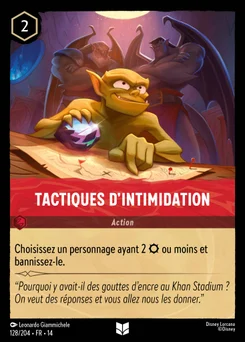 Tactiques d'intimidation 128/109 Hyperia City