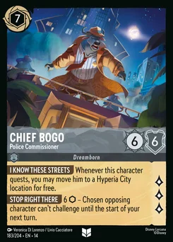 Chief Bogo - Police Commissioner 183/109 Hyperia City
