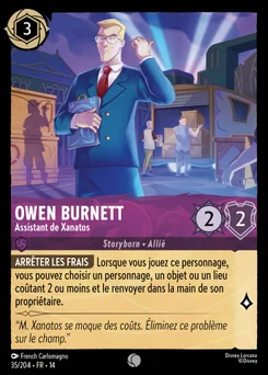 Owen Burnett - Assistant de Xanatos 35/109 Hyperia City