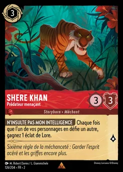Shere Khan - Prédateur menaçant 126/204 L'Ascension des Floodborn