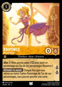 Raiponce - Artiste douée 19/204 L'Ascension des Floodborn