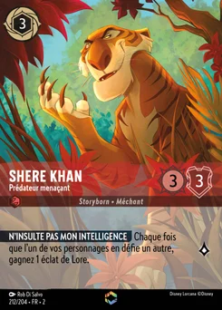 Shere Khan - Prédateur menaçant 212/204 L'Ascension des Floodborn