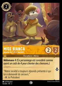 Miss Bianca - Agente de S.O.S Société 10/208 Les Terres d'Encres