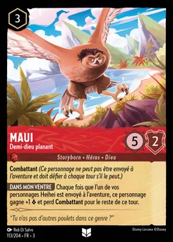 Maui - Demi-dieu planant 113/208 Les Terres d'Encres