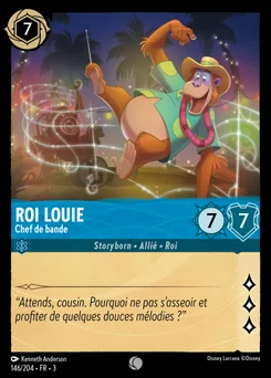 Roi Louie - Chef de bande 146/208 Les Terres d'Encres