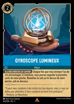 Gyroscope lumineux 163/208 Les Terres d'Encres
