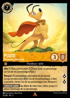 Pluto - Protecteur déterminé 17/208 Les Terres d'Encres