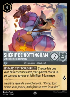 Shérif de Nottingham - Officiellement corrompu 191/208 Les Terres d'Encres