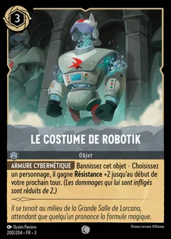 Le costume de Robotik 200/208 Les Terres d'Encres