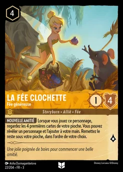 La Fée Clochette - Fée généreuse 22/208 Les Terres d'Encres