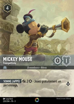Mickey Mouse - Trompettiste 220/208 Les Terres d'Encres