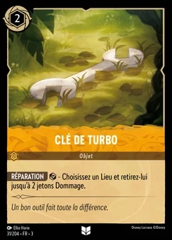Clé de Turbo 31/208 Les Terres d'Encres