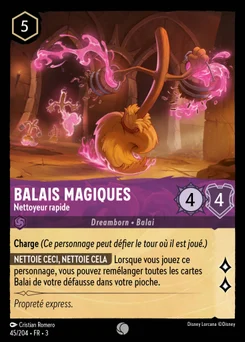 Balais magiques - Nettoyeur rapide 45/208 Les Terres d'Encres