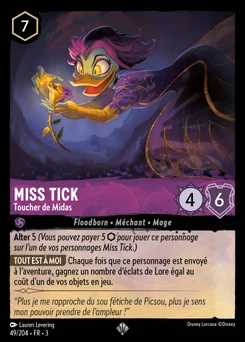 Miss Tick - Toucher de Midas 49/208 Les Terres d'Encres