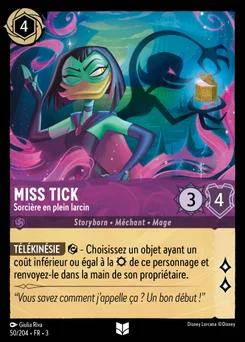 Miss Tick - Sorcière en plein larcin 50/208 Les Terres d'Encres