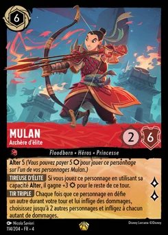 Mulan - Archère d'élite 114/204 Le Retour d'Ursula