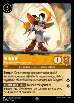 Minnie - Championne Mousquetaire 17/204 Le Retour d'Ursula