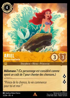 Ariel - Sirène chantante 3/204 Le Retour d'Ursula