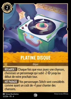 Platine disque 32/204 Le Retour d'Ursula