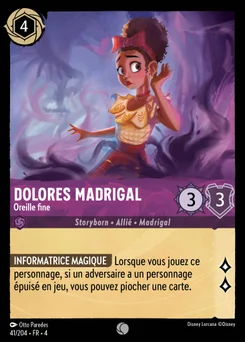 Dolores Madrigal - Oreille fine 41/204 Le Retour d'Ursula