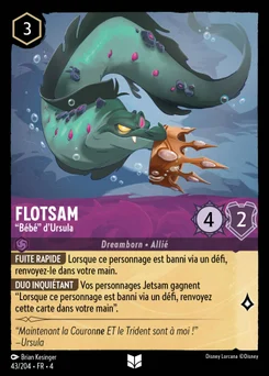 Flotsam - "Bébé" d'Ursula 43/204 Le Retour d'Ursula