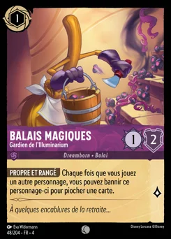 Balais magiques - Gardien de l'Illuminarium 48/204 Le Retour d'Ursula