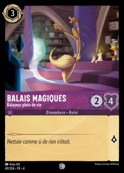 Balais magiques - Balayeur plein de vie 49/204 Le Retour d'Ursula
