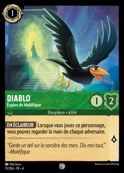 Diablo - Espion de Maléfique 71/204 Le Retour d'Ursula