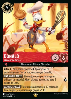 Donald - Lanceur de tartes 107/204 Ciel Scintillant