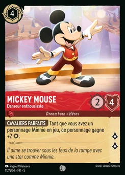 Mickey Mouse - Danseur enthousiaste 112/204 Ciel Scintillant