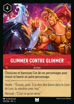 Glimmer contre Glimmer 130/204 Ciel Scintillant