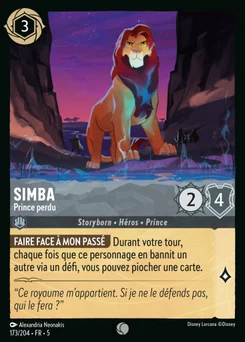 Simba - Prince perdu 173/204 Ciel Scintillant