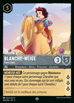 Blanche-Neige - Cœur juste 183/204 Ciel Scintillant