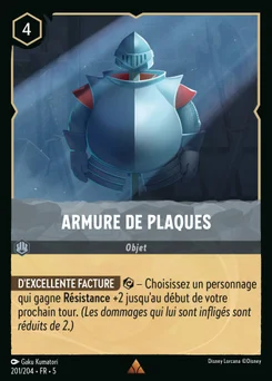 Armure de plaques 201/204 Ciel Scintillant