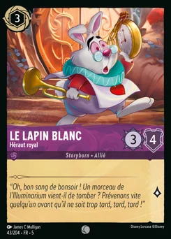 Le lapin blanc - Héraut royal 43/204 Ciel Scintillant